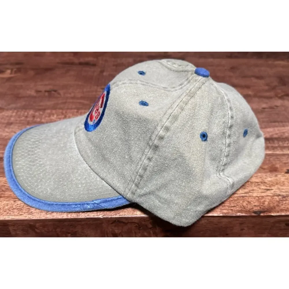 Chicago Cubs 100% Cotton Slide Buckle Baseball Cap Hat